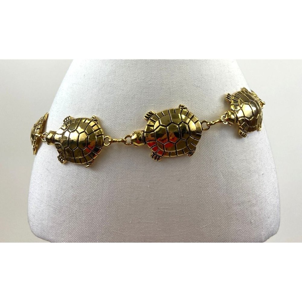 Gold Turtle Chain Belt
